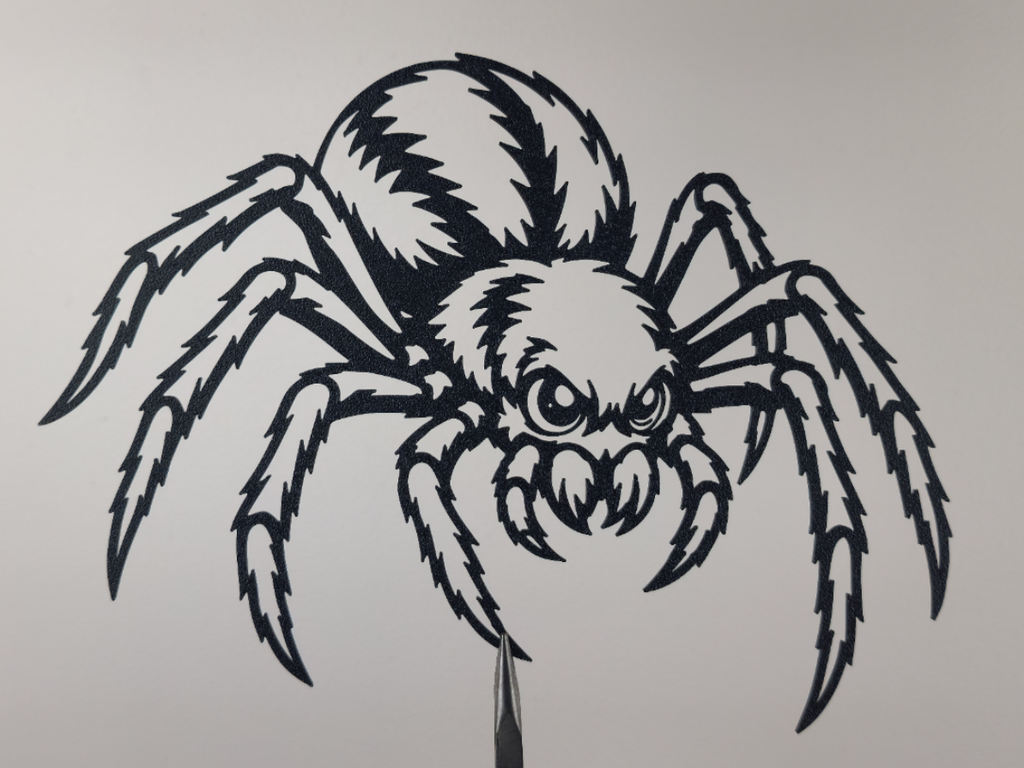 Riesenspinne Wandkunst Wandbild Wanddeko Wanddekoration Wohnzimmer Deko