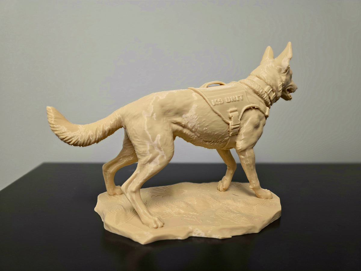 Polizeihund Gedenkfigur