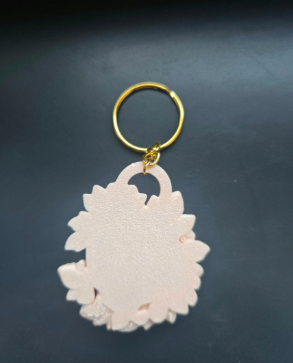 Totenkopf & Rosen-Anhänger Schlüsselanhänger oder ohne Kette Schmuck Charm