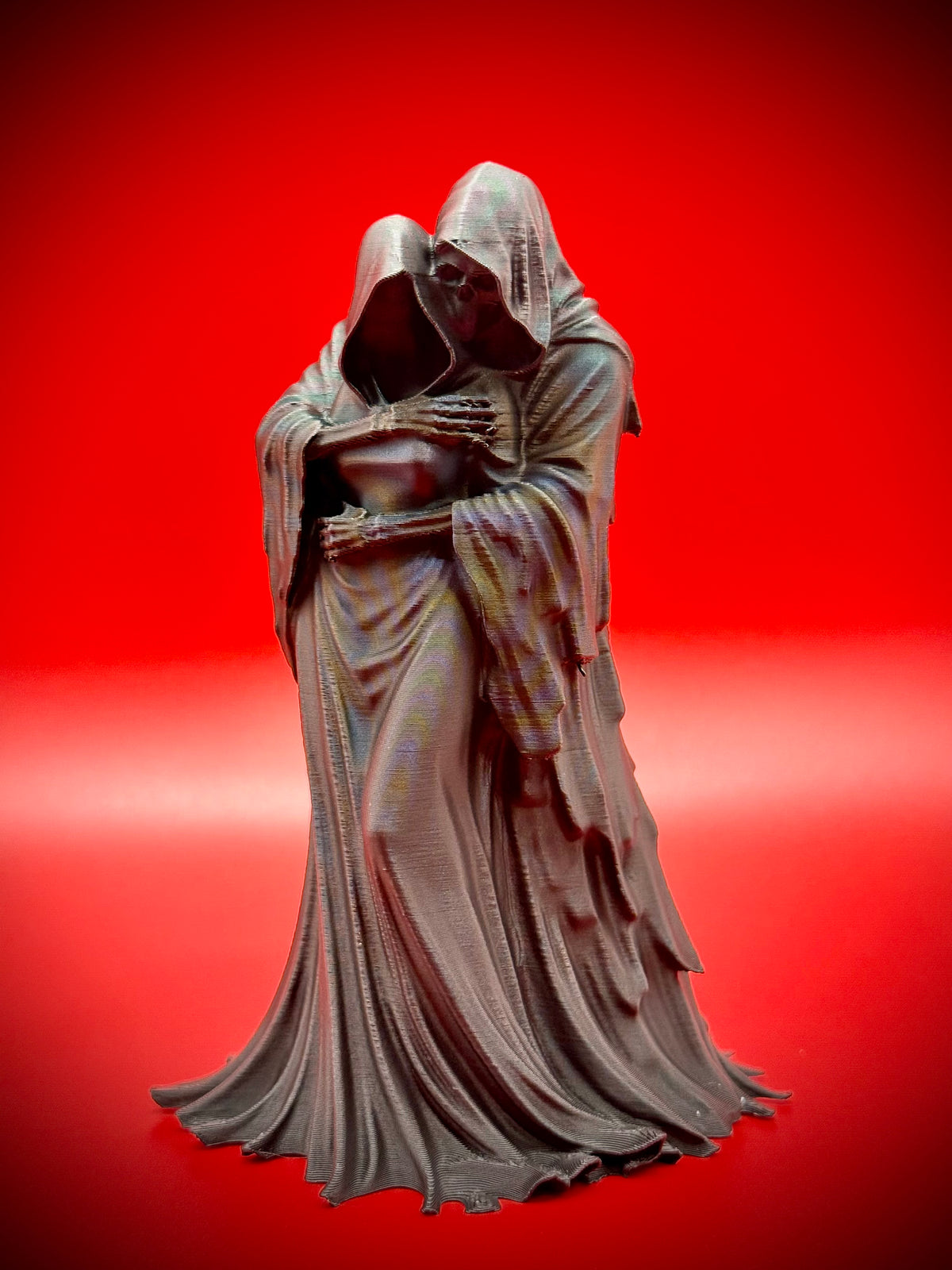 Skulptur Sensenmann und Kaiserin Bis dass der Tod