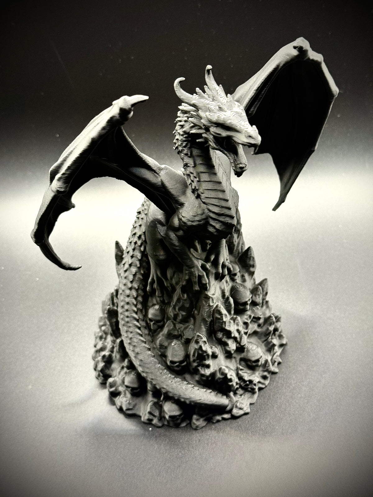 Figur Drache sitzend Deko