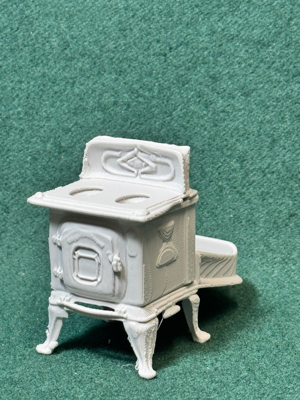 Puppenhaus Mini Viktorianische Ära Gusseisenherd 5 Miniatur 1:12 Diorama