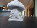 Der verfluchte Pilz Alptraum im Wald Figur Deko Statue Halloween Grusel