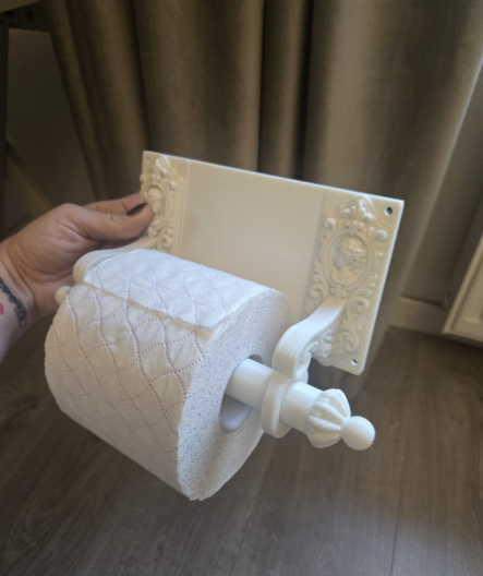 Viktorianischer Toilettenpapierhalter Wandmontiertes Design Figur Deko