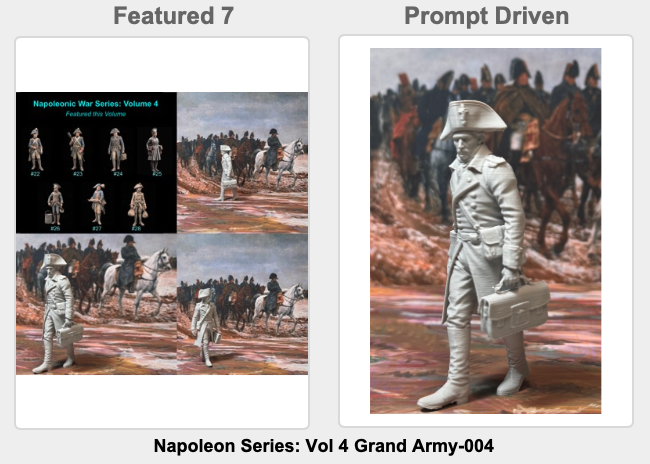 Napoleonische Serie Band 4 Grande Armée-004 Figur Deko Statue Puppenhaus