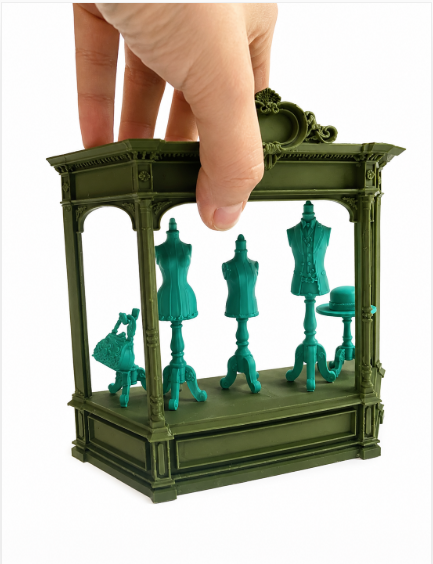 Viktorianisches Boutique-Display-Set 8 Teile enthalten Figur Deko Statue