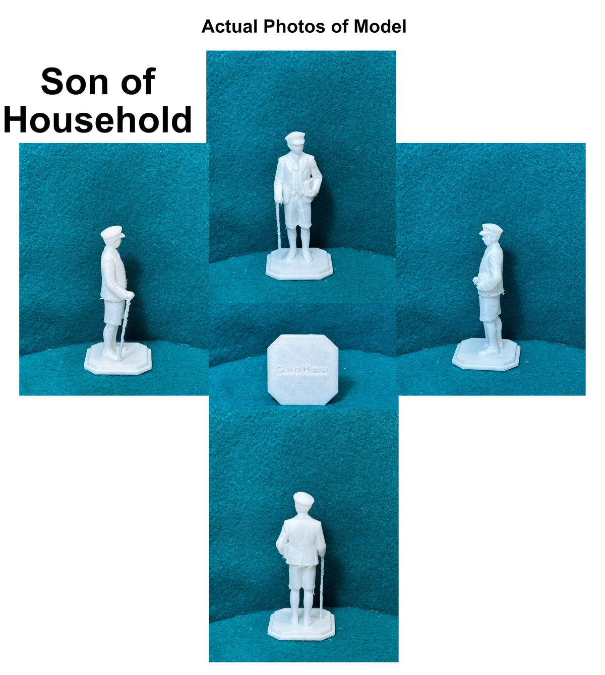 Sohn des Hauses Mystery-Charakter Figur Deko Statue Puppenhaus Miniatur