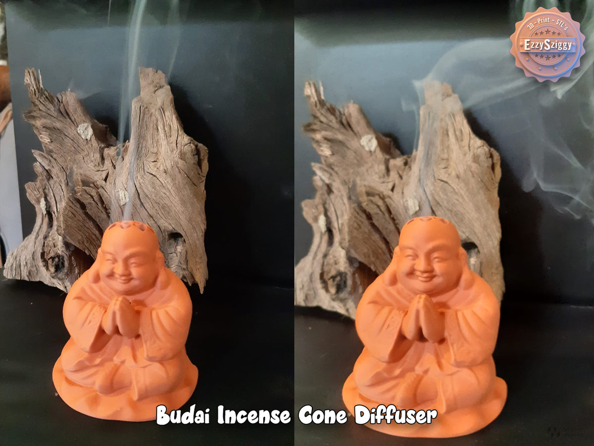 Budai Räucherkegel-Diffusor Figur Deko Statue Skulptur Dekoration Geschenk