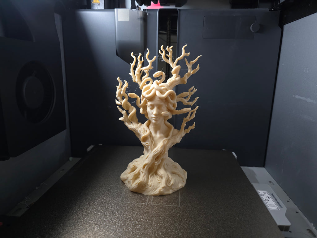 Medusa Baum Skulptur