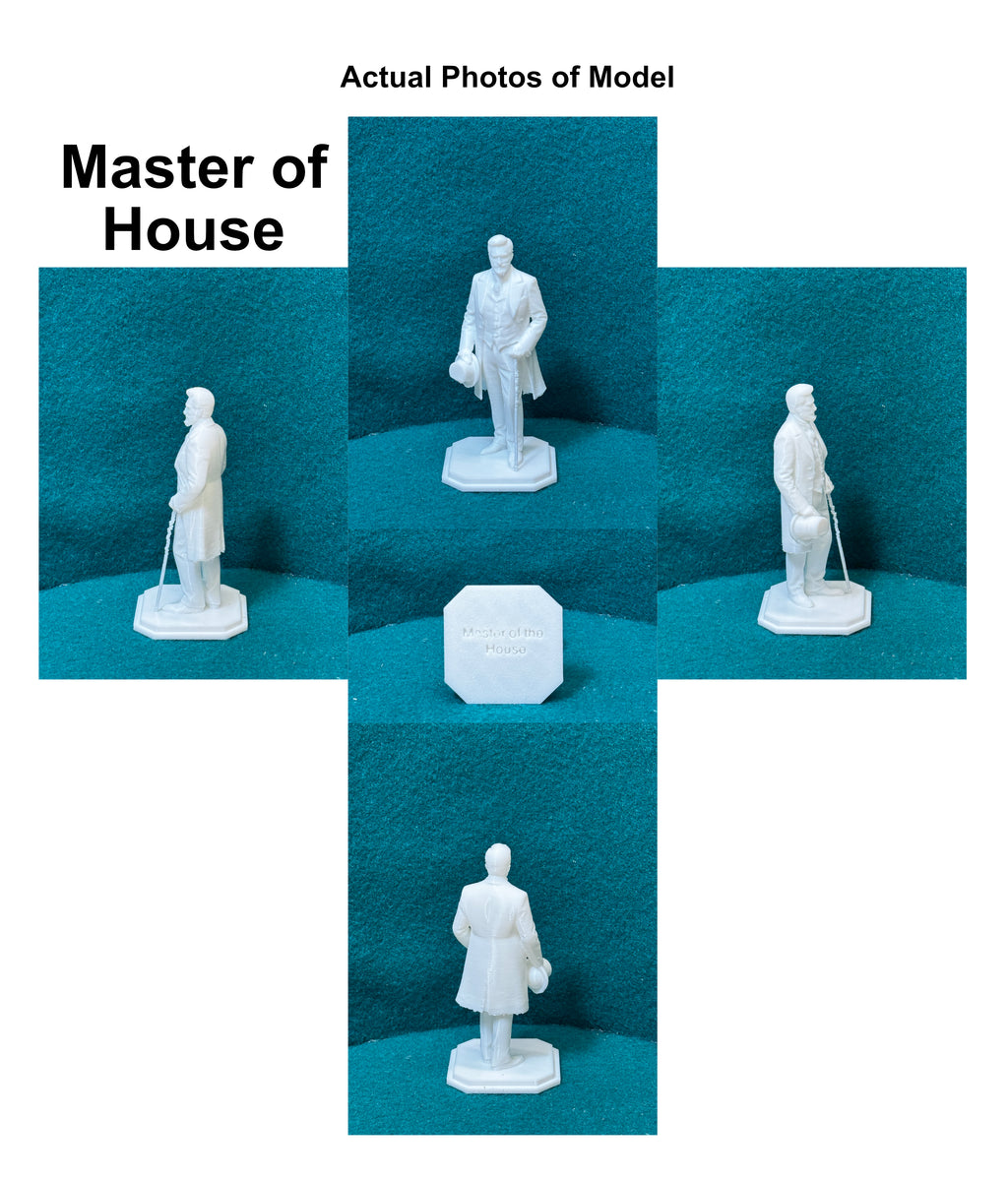 Herr des Hauses Mysteriöser Charakter Figur Deko Statue Puppenhaus Diorama