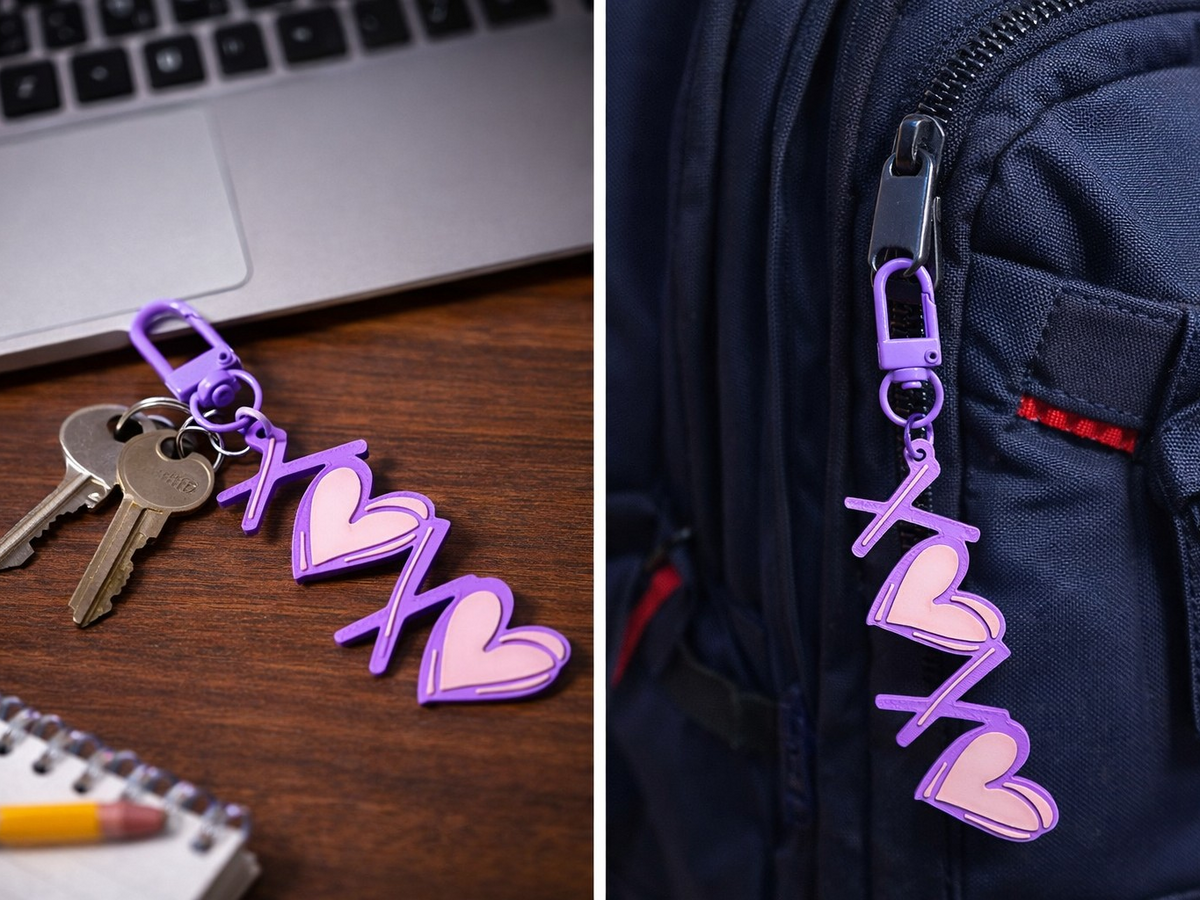 XOXO Crush Schlüsselanhänger Valentinstag Taschenanhänger Liebe Geschenk