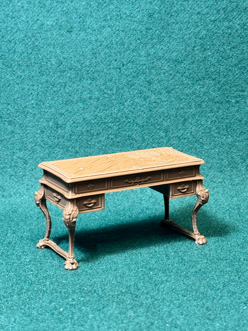 Puppenhaus Mini Schreibtische der viktorianischen Ära 2 Miniatur 1:12