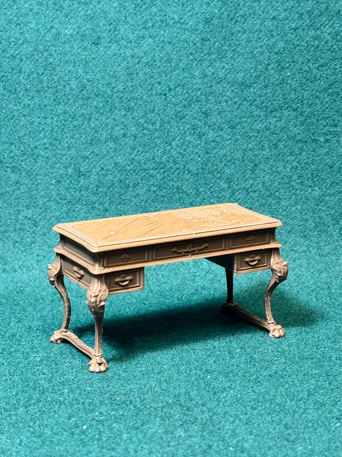 Puppenhaus Mini Schreibtische der viktorianischen Ära 2 Miniatur 1:12