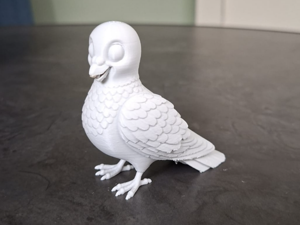 Glückliche kleine Taube Figur Deko Statue Weihnachten Weihnachtsdeko Tiere