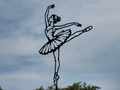 Elegante Ballerina Wandkunst Wandbild Wanddeko Wanddekoration Wohnzimmer