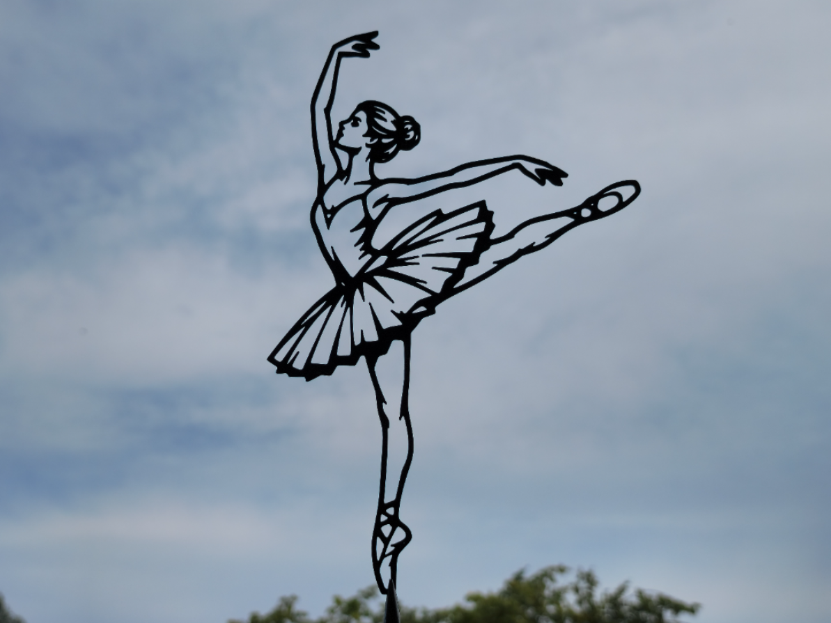 Elegante Ballerina Wandkunst Wandbild Wanddeko Wanddekoration Wohnzimmer