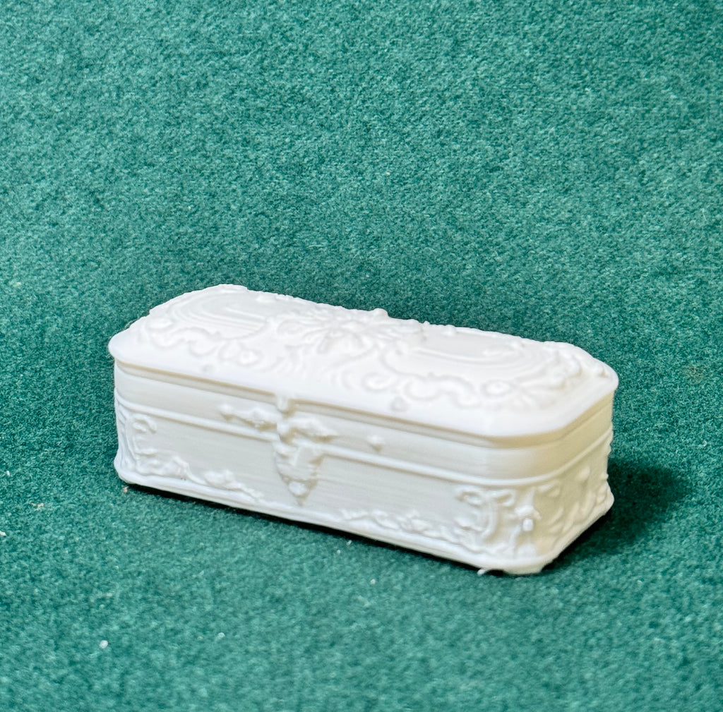 Puppenhaus Mini Schmuckkästchen aus der viktorianischen Ära4 Miniatur 1:12