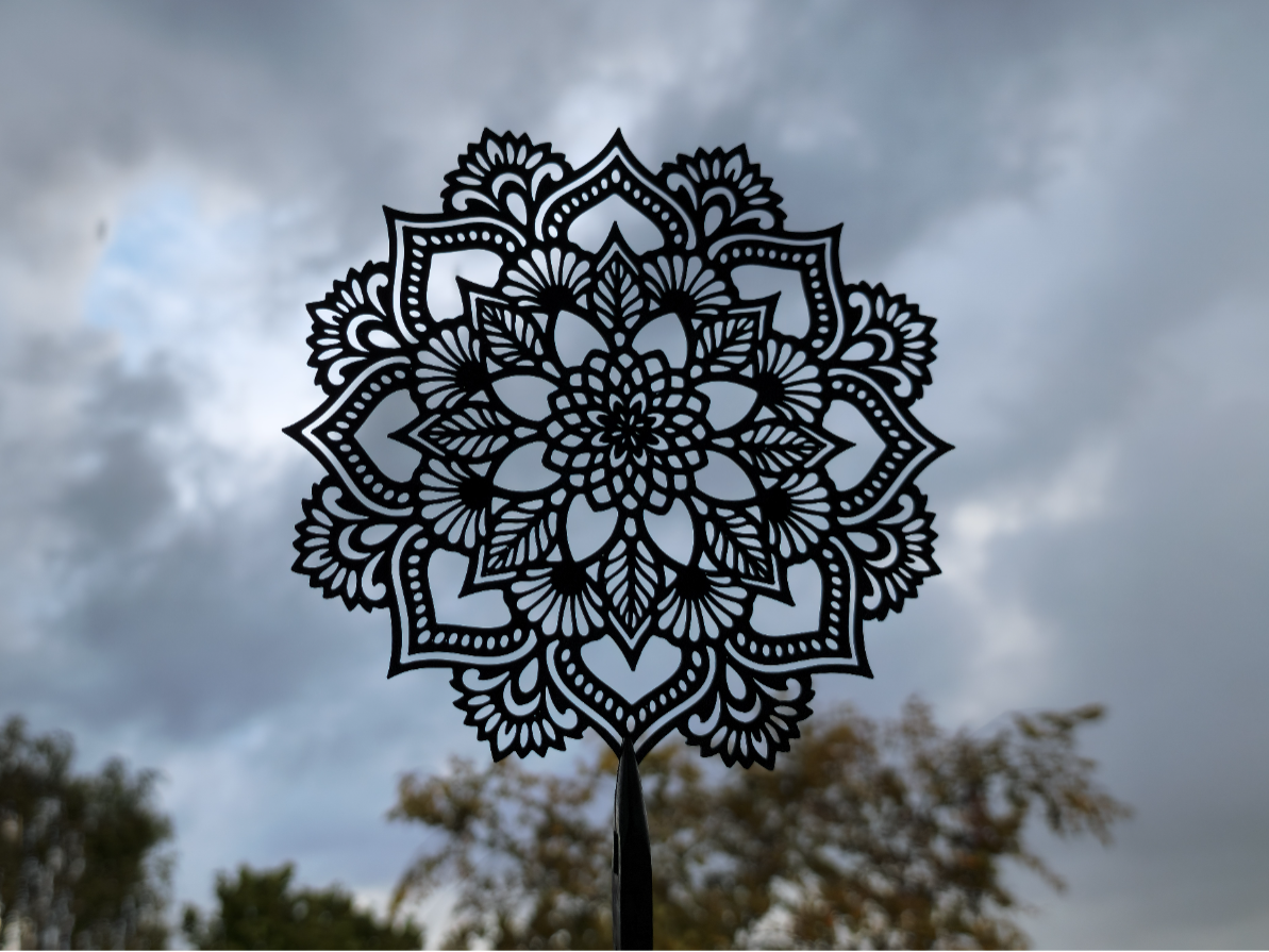 Mandala florale Wandkunst-Dekoration Wandbild Wanddeko Wanddekoration Deko