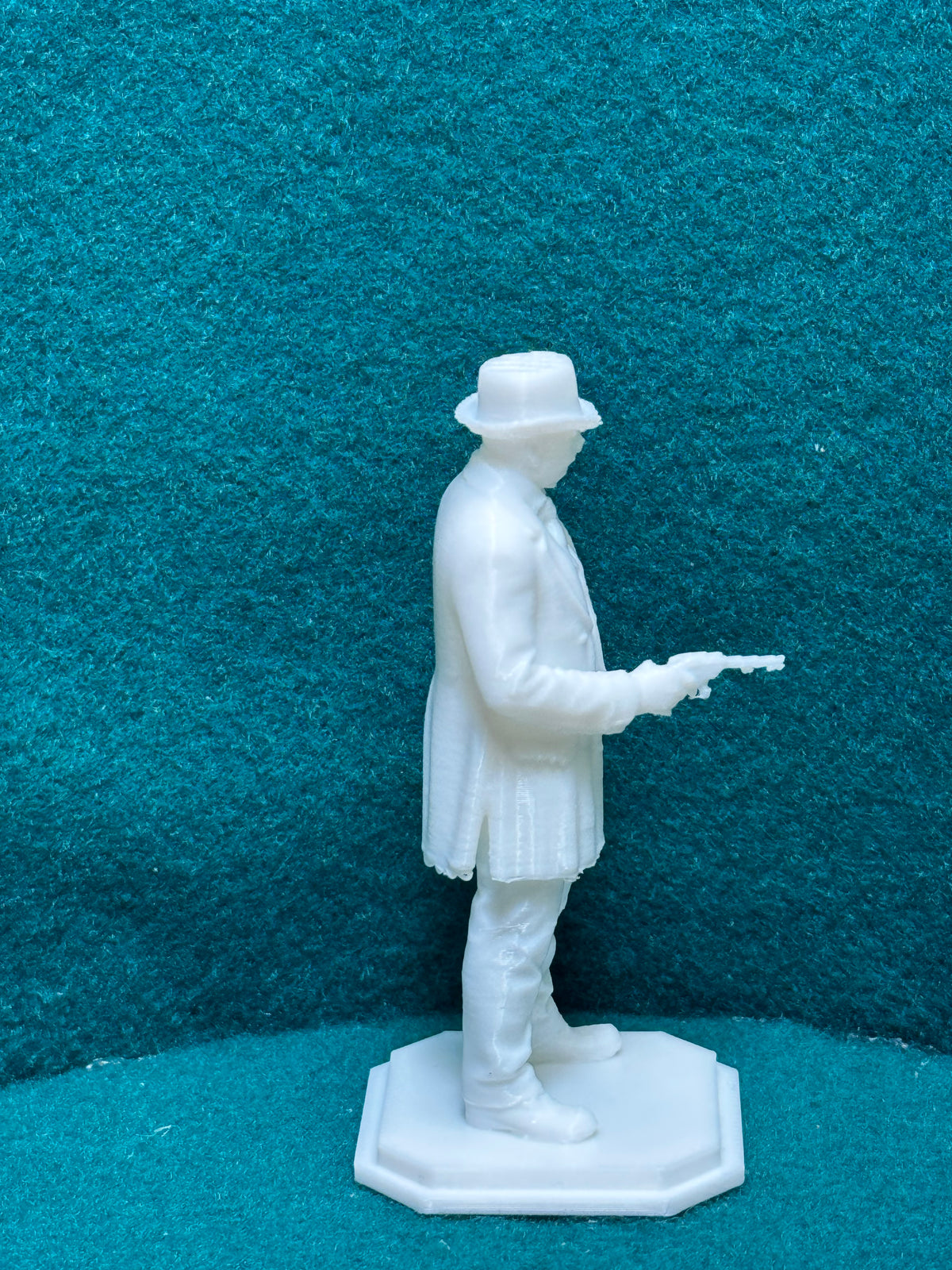 Zivilpolizist Geheimnis-Figur Deko Statue Puppenhaus Miniatur Puppenstube