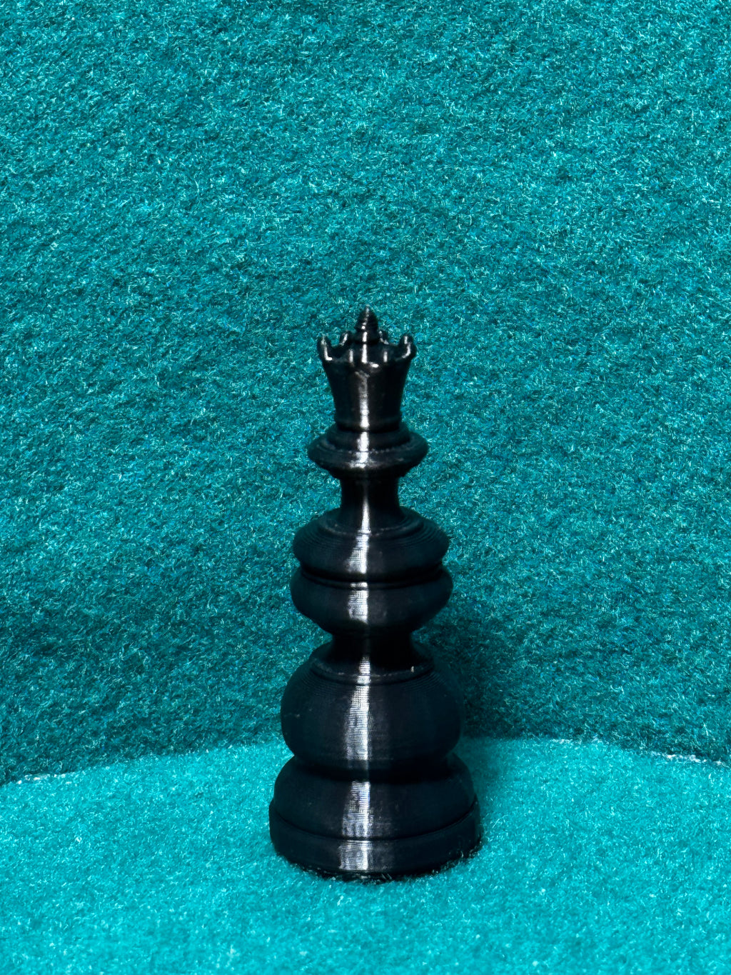 Obsidian Schachset Gegner des Faux-Eichen-Schachsets Schachspiel Miniatur