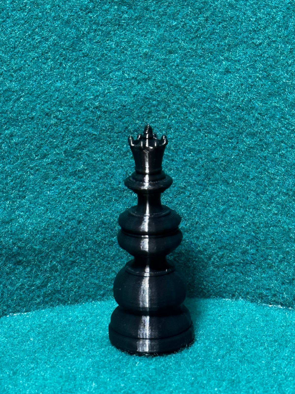 Obsidian Schachset Gegner des Faux-Eichen-Schachsets Schachspiel Miniatur