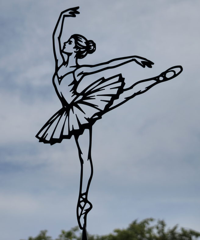 Elegante Ballerina Wandkunst Wandbild Wanddeko Wanddekoration Wohnzimmer