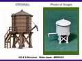HO & N Struktur Wasserturm Modelleisenbahn H0 Spur N Puppenhaus Miniatur