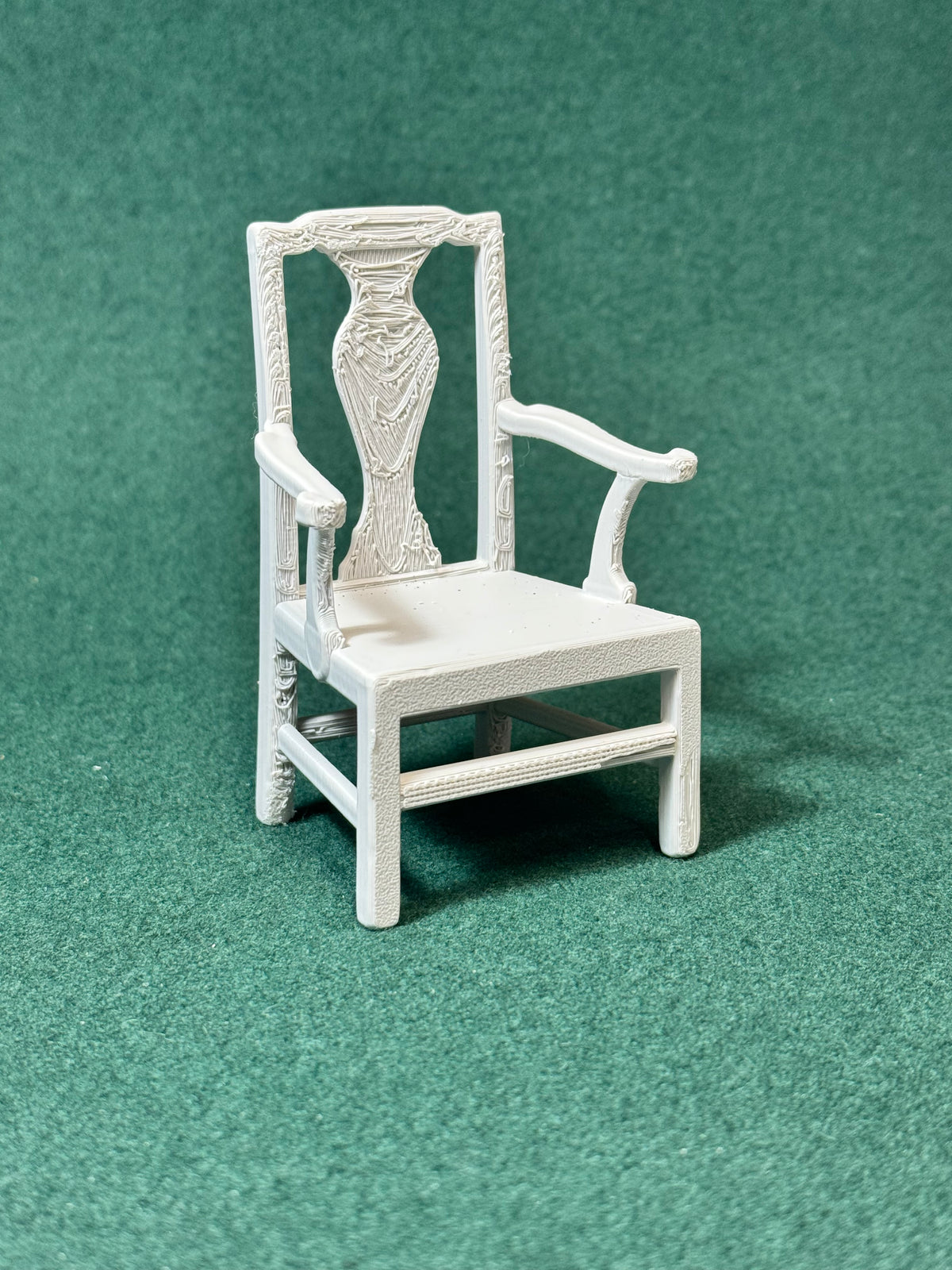 Stuhl Bewick 1:12 Puppenhaus Miniatur Puppenstube Diorama Modellbau Möbel