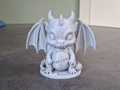 Süßer Halloween-Drache Figur Deko Statue Grusel Gothic Horror Fantasy süß