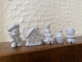Weihnachtsbäckerei Figuren Set Deko