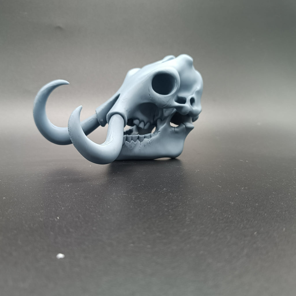 Mammut Schädel Figur Deko