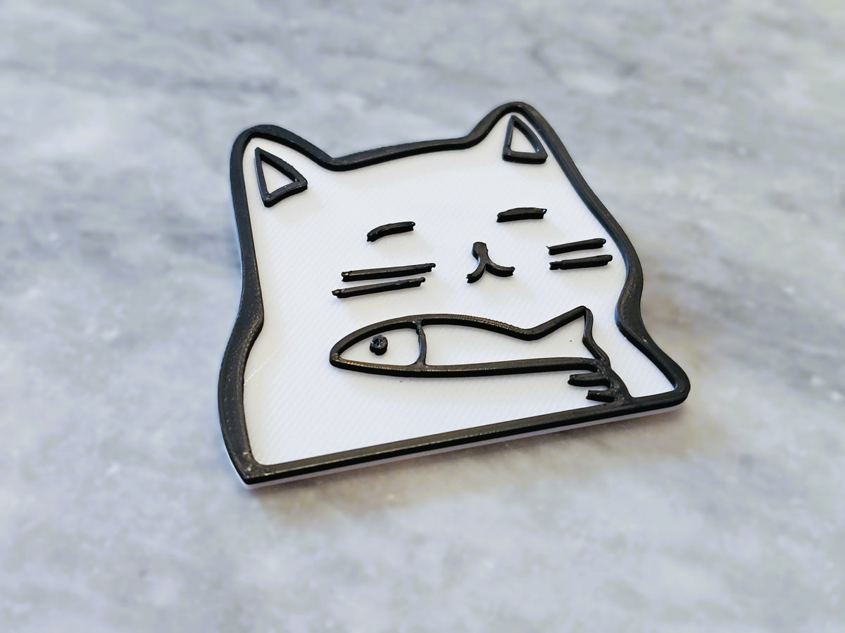 Anstecker Katze Umarmung