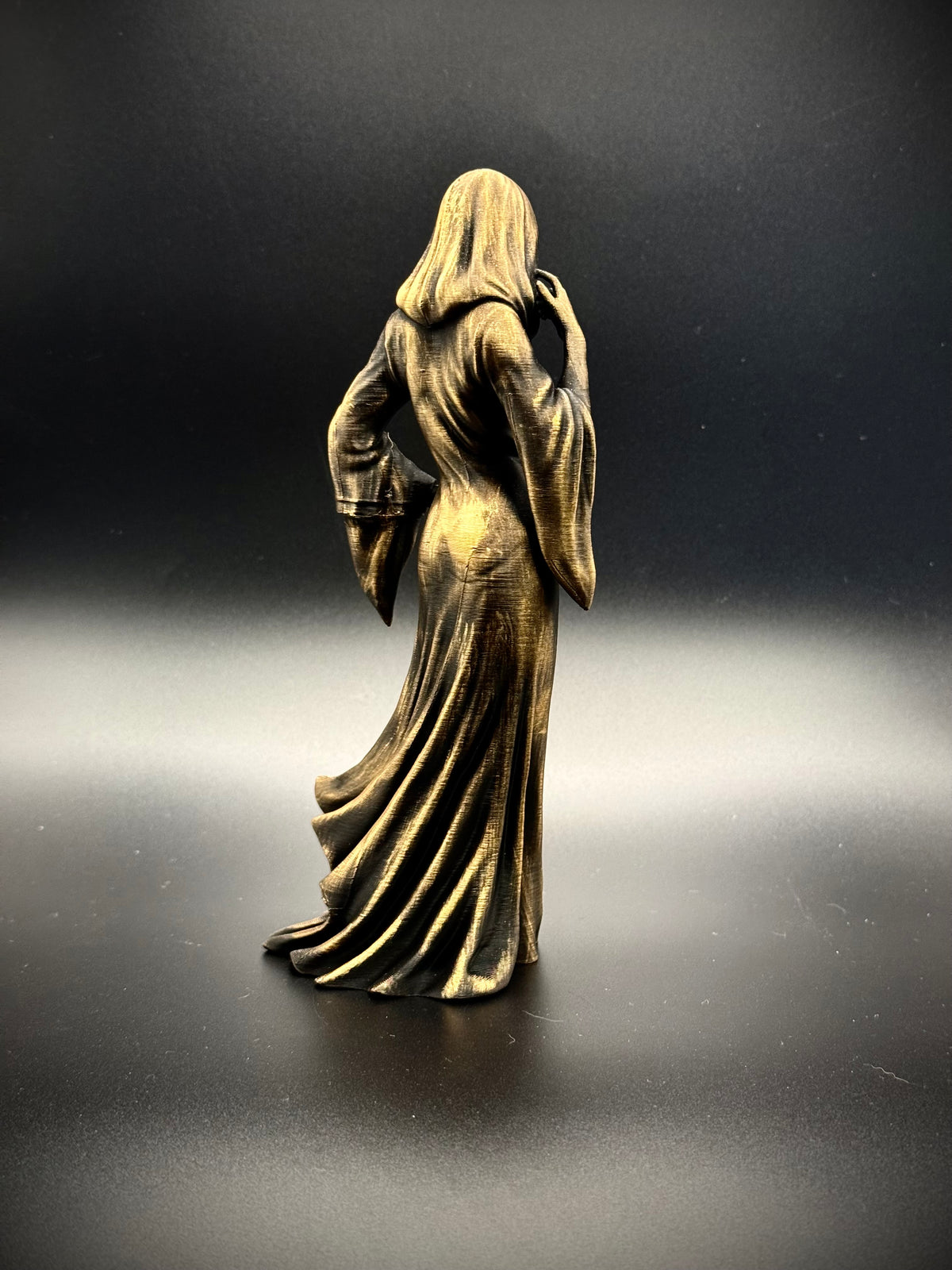 Figur Sensenfrau gesichtslos Gothic Deko