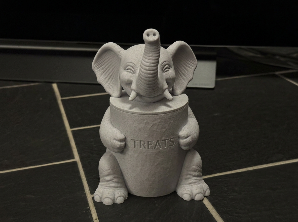 Deko-Dose Elefant mit Deckel