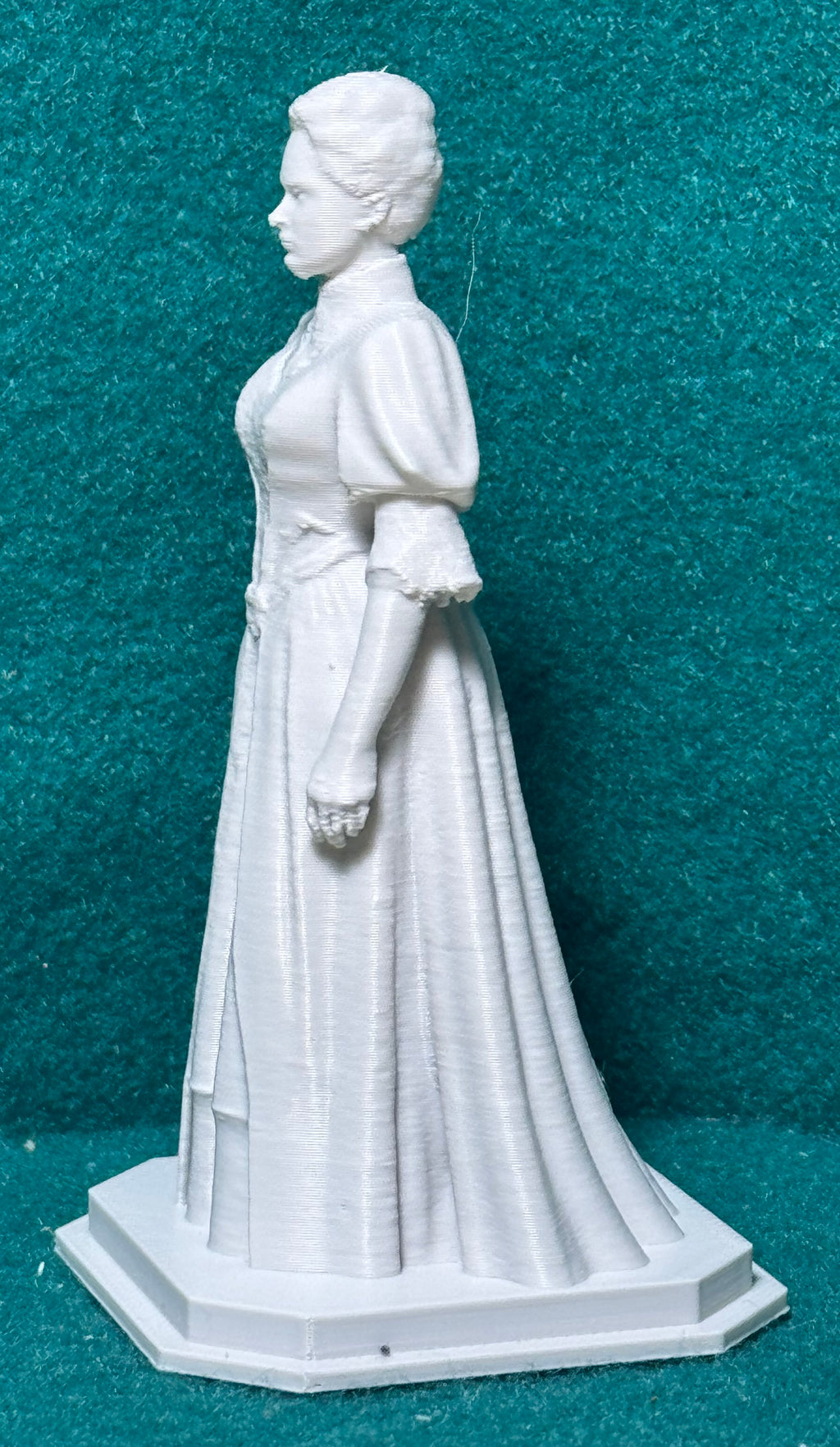 Nachbar Lady Beatrice Ashcombe Figur Deko Statue Puppenhaus Miniatur Vitrine