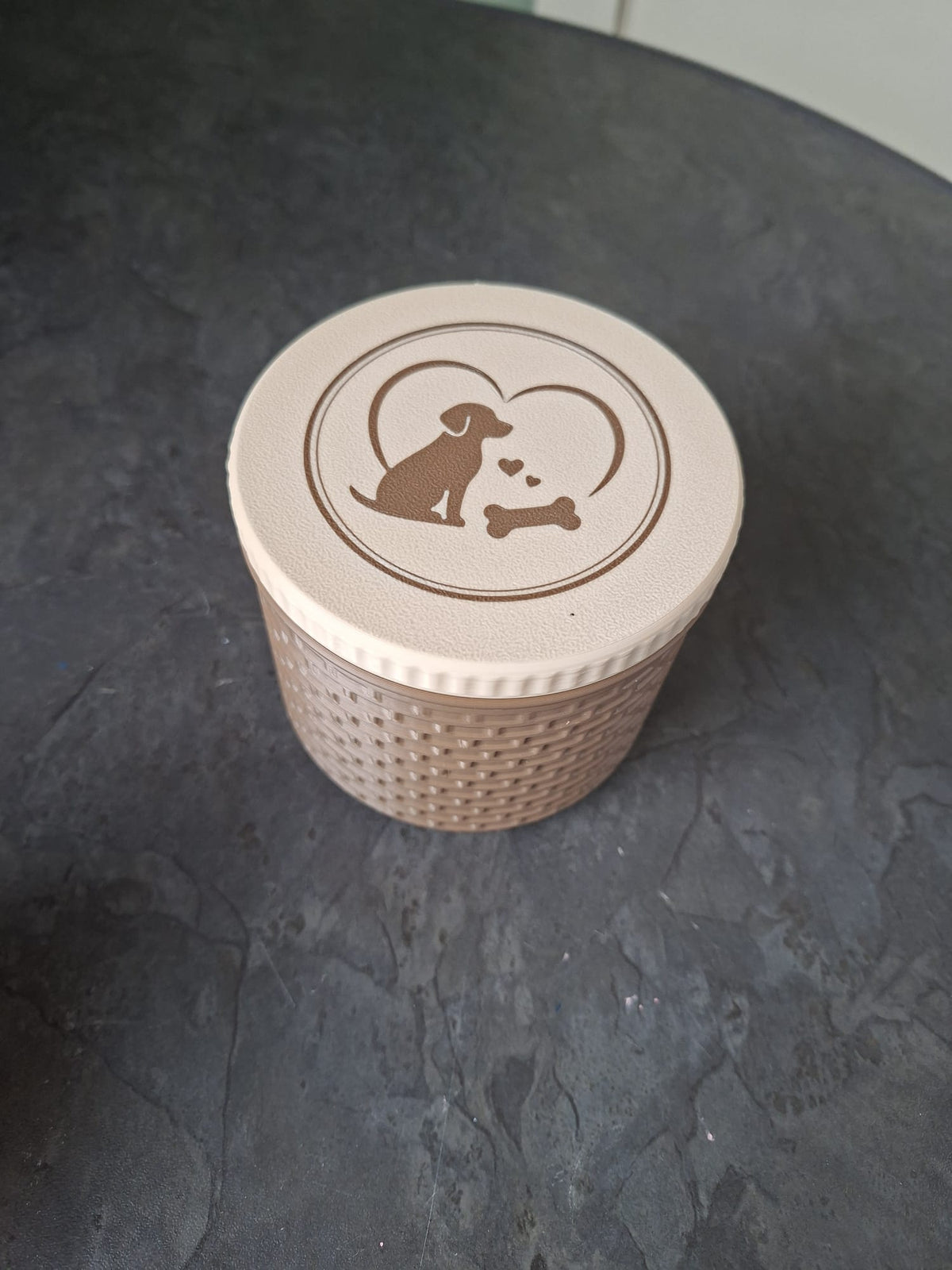 Pawfect Treat Keeper Aufbewahrungsbox für Hundeleckerlis Figur Deko Statue