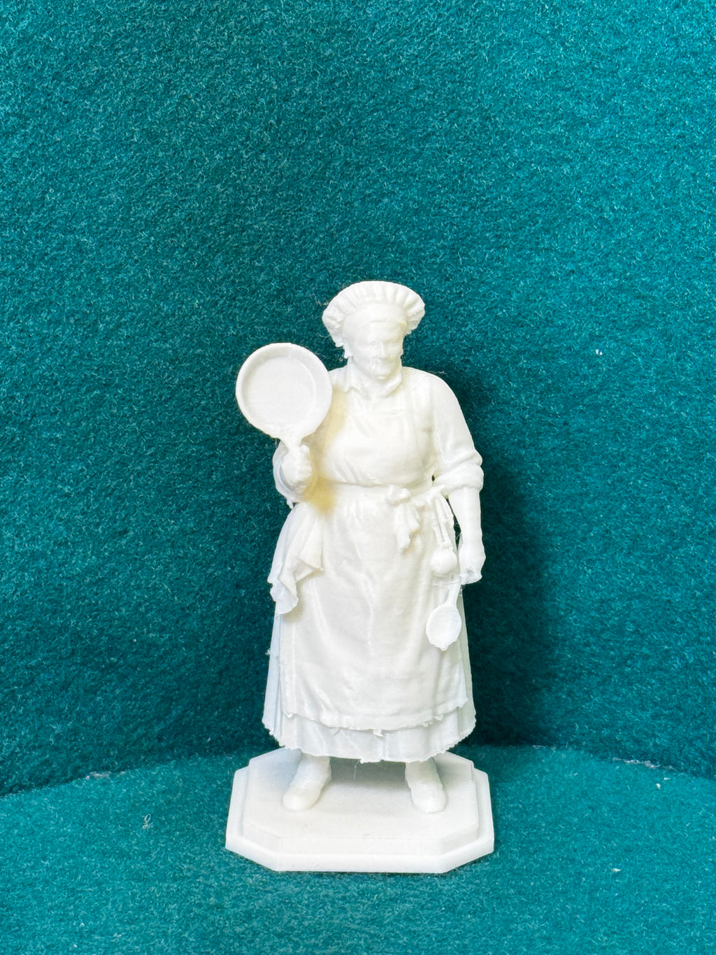 Koch Mysteriöser Charakter Figur Deko Statue Puppenhaus Miniatur Diorama
