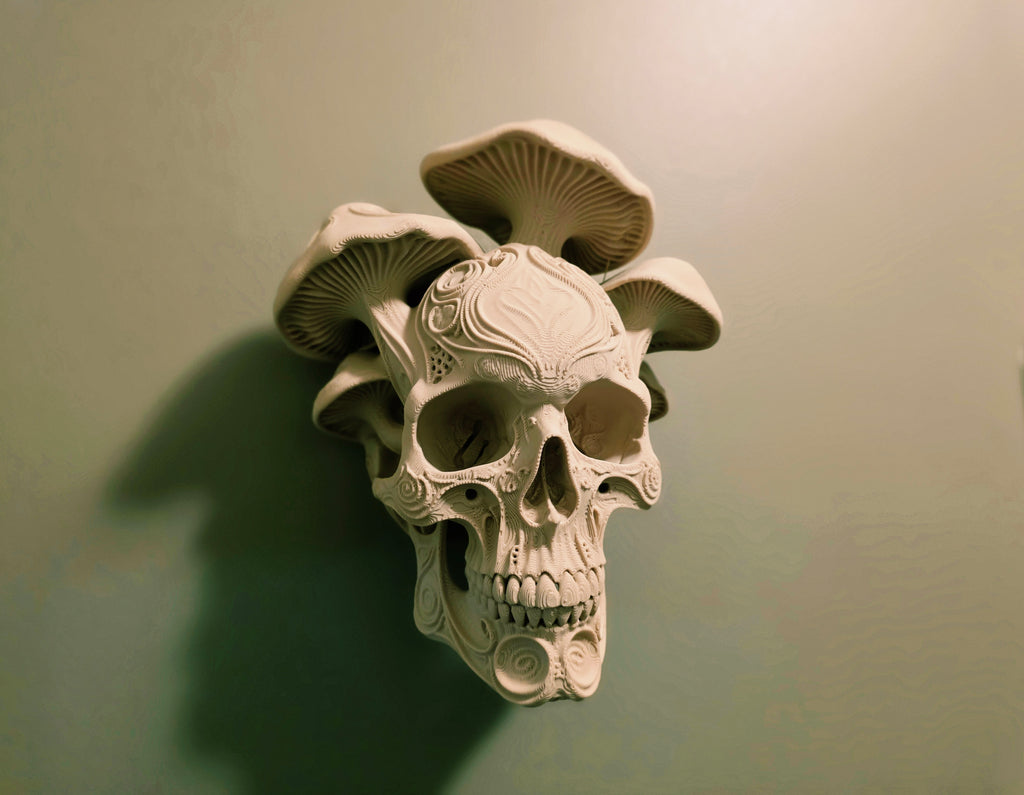 Pilz Totenkopf Wanddeko