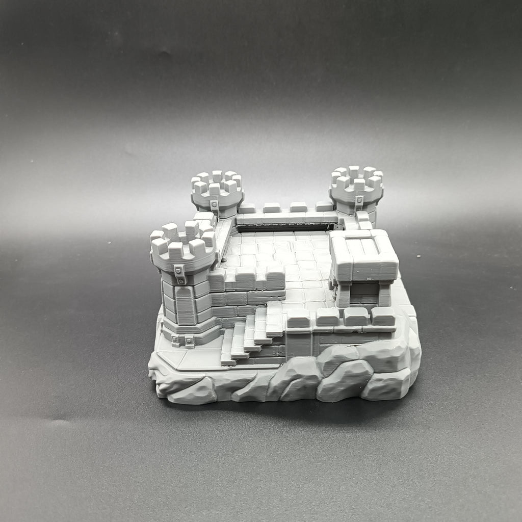 Fantasy Zwergenschloss Mini-Gelände Tabletop-Rollenspiel