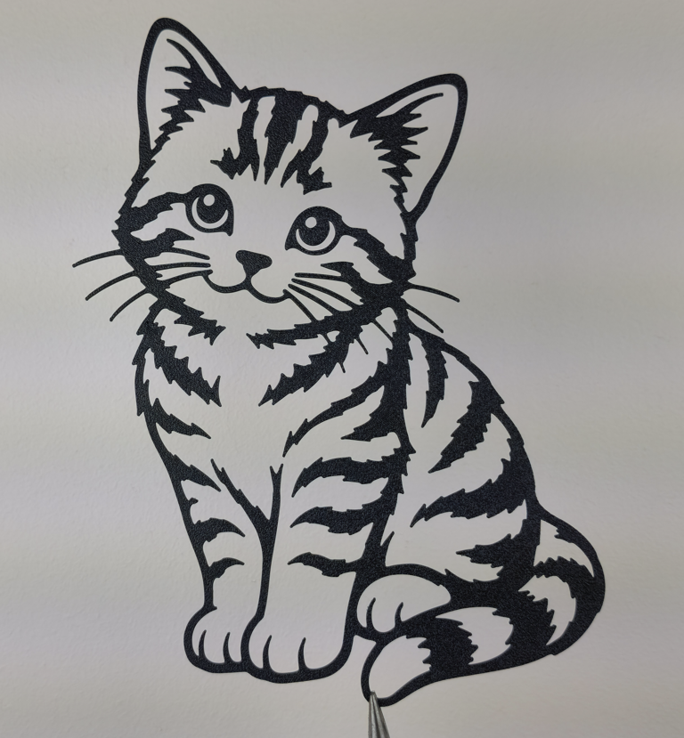 Süße Kätzchen-Wandkunst Katzenliebhaber-Deko Wandbild Wanddeko Liebe Tiere
