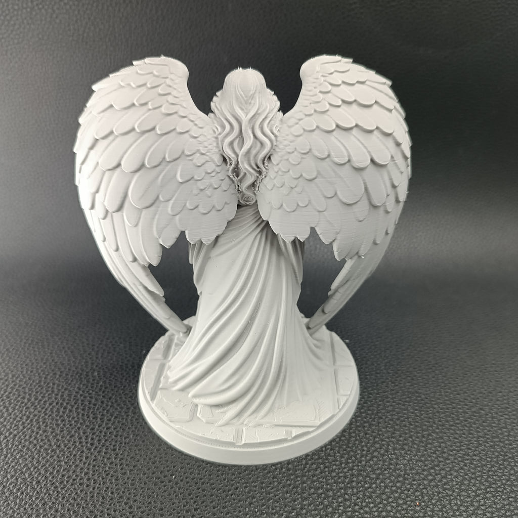 Engel der Liebe Valentins-Herzskulptur