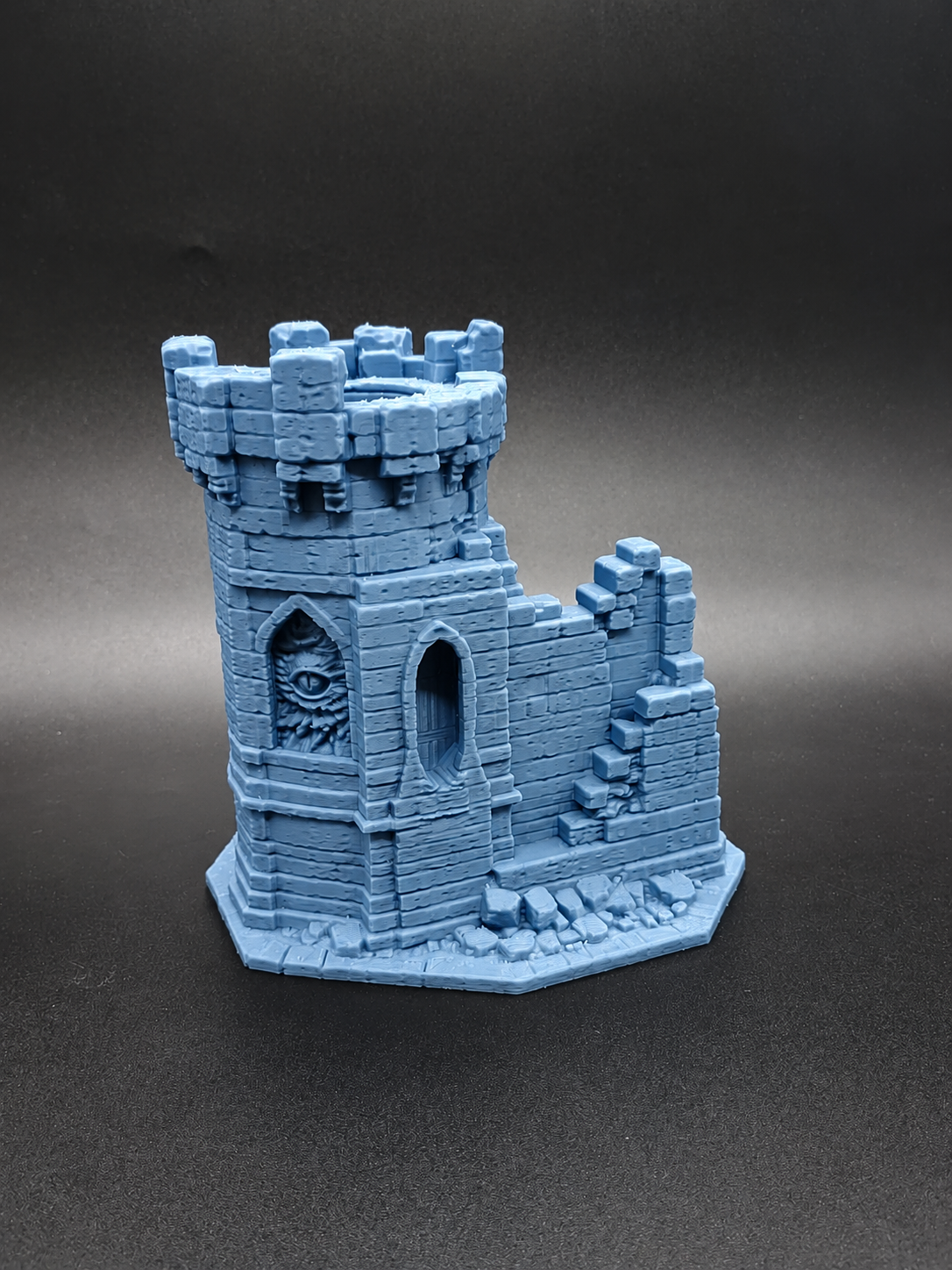 Zerstörter Drachenturm RPG Tabletop-Gelände