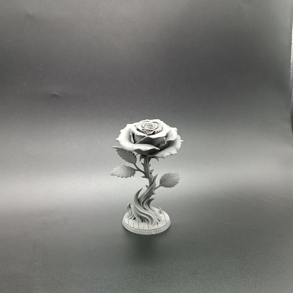 Dekorative Rosenblumenstatue Fantasie-Rose
