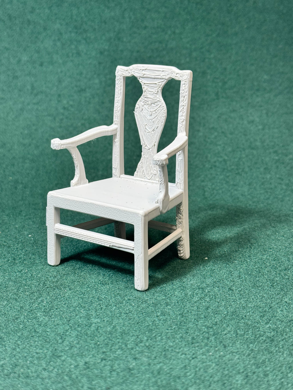 Stuhl Bewick 1:12 Puppenhaus Miniatur Puppenstube Diorama Modellbau Möbel