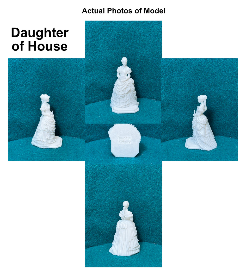Tochter des Hauses Mysteriöser Charakter Figur Deko Statue Puppenhaus
