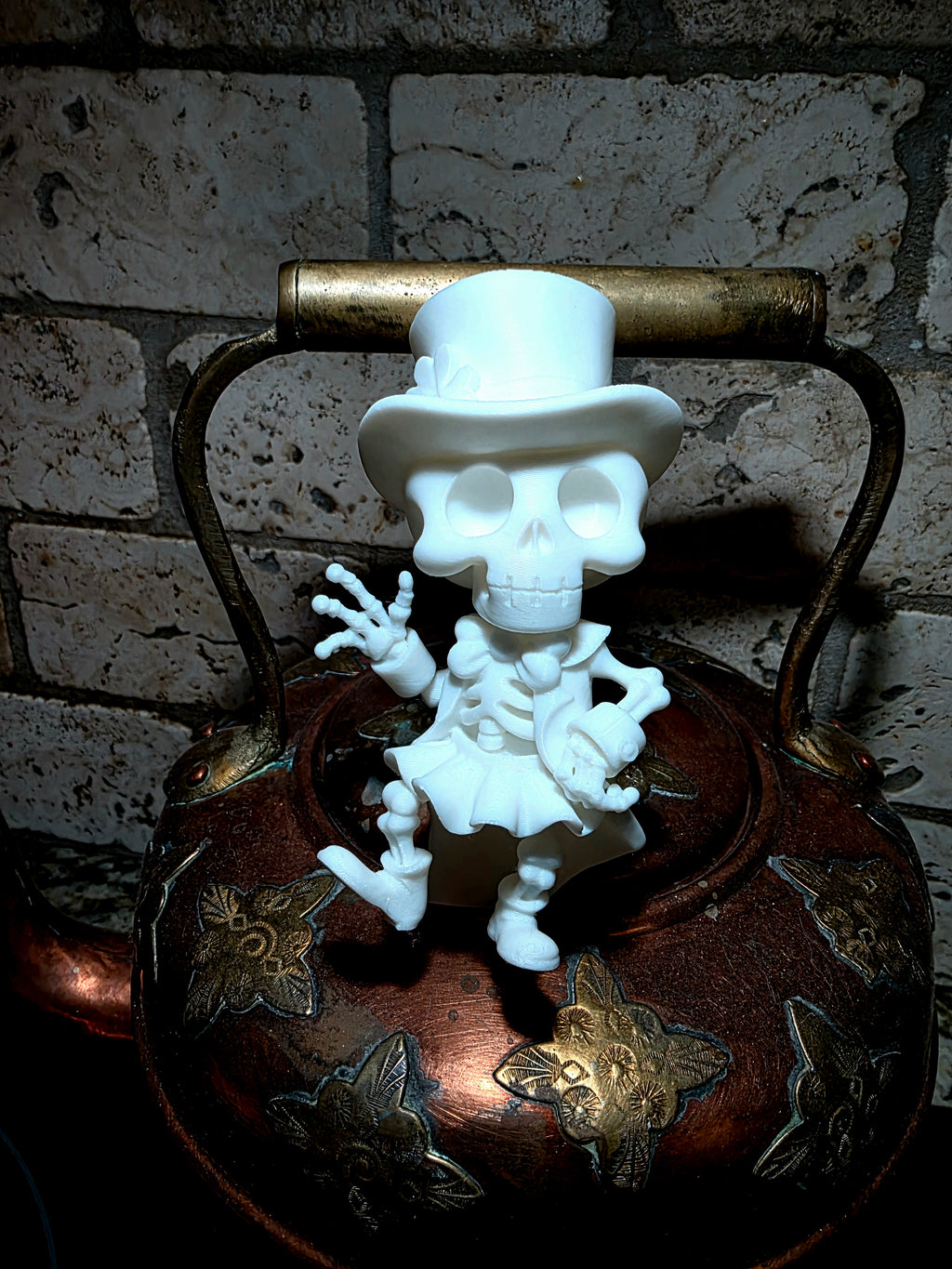 Skelett St. Patrick's Day Figur