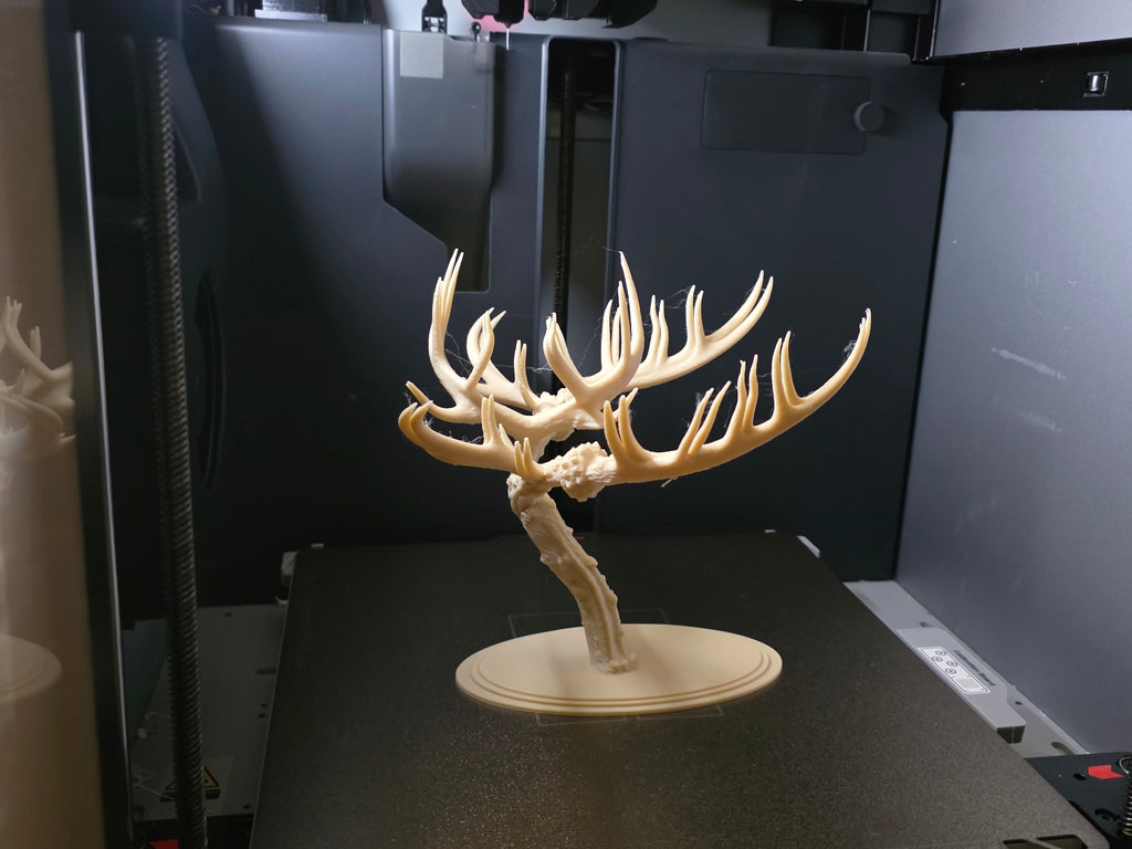 Bonsai Skulptur aus Hirschgeweih