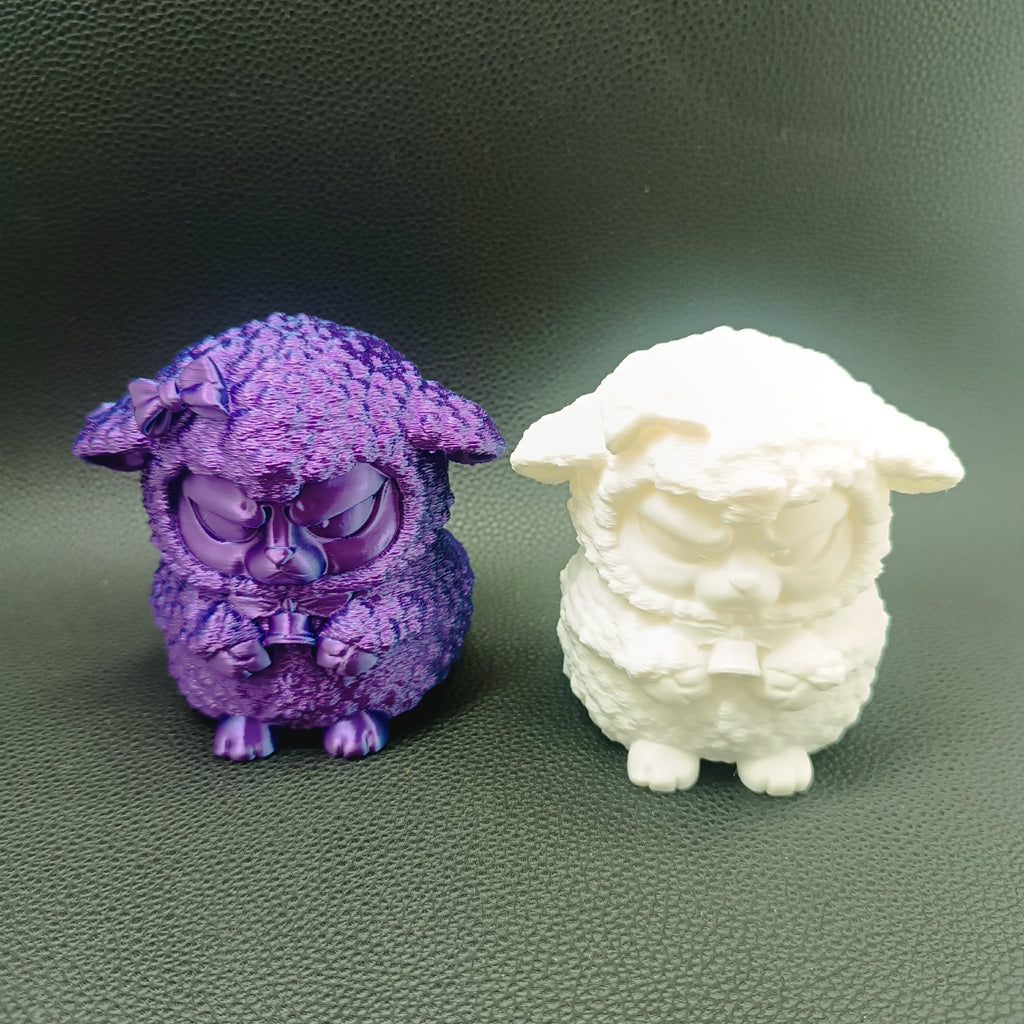 Mürrisches Osterlamm Chibi Figur Deko