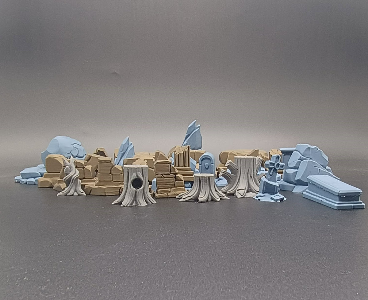 Terrain-Sammlung Tabletop-Geländepaket