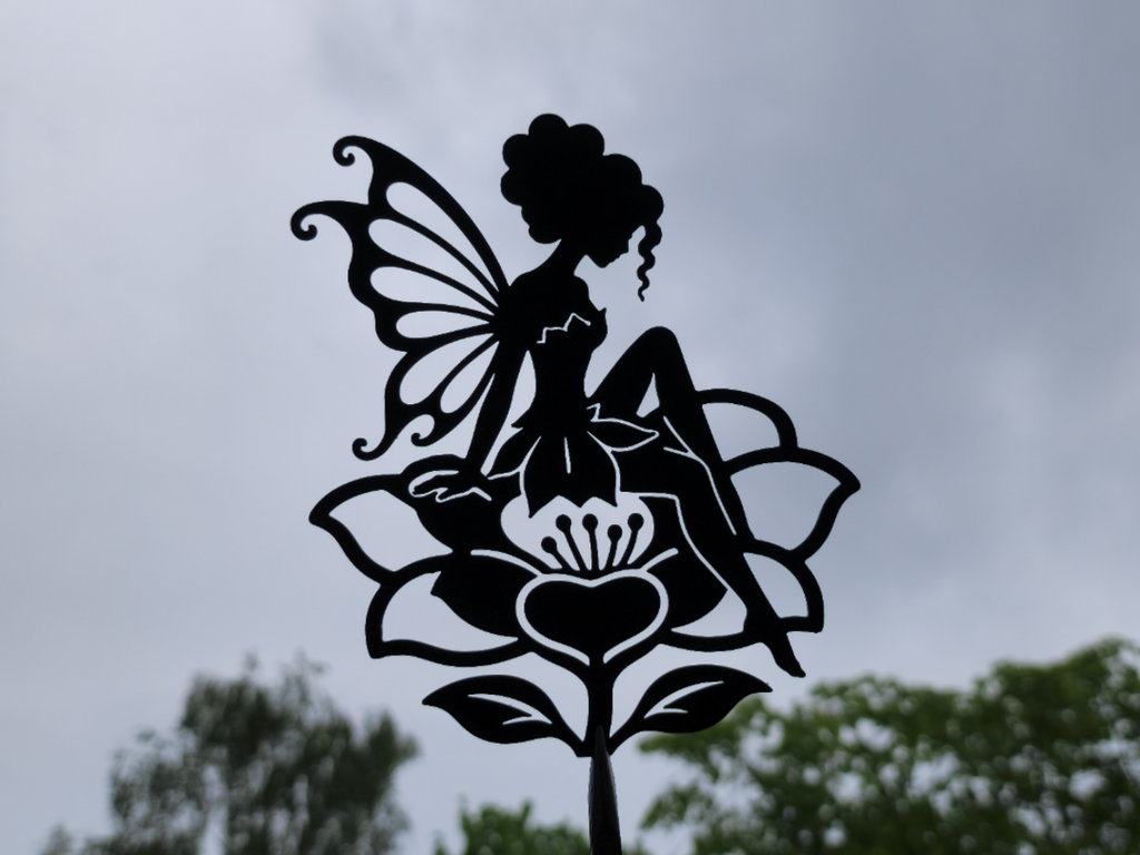 Feenblume 2D Wandkunst Wandbild Wanddeko Wanddekoration Fantasy Wohnzimmer